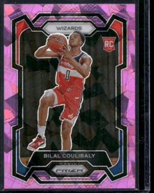 #153 Prizms Pink Ice - Bilal Coulibaly