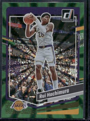 #37 Green Laser Holo - Rui Hachimura