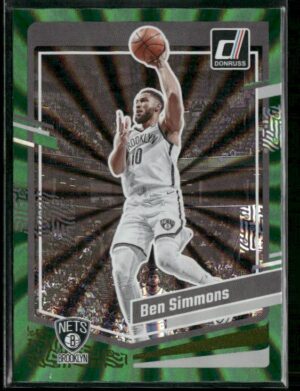 #164 Green Laser Holo - Ben Simmons
