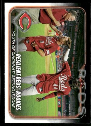 #133 Base Resilient Reds Rookies - Youth of Cincinnati Getting It Done