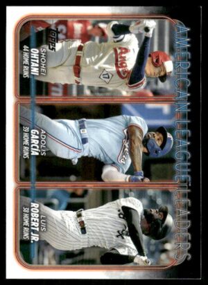 #179 Base American League Leaders Home Runs - Shohei Ohtani / Adolis García / Luis Robert Jr.