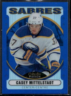 #R-47 - Retro Blue Rainbow #/199 - Casey Mittelstadt