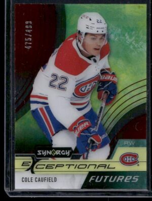 #EF-CC Exceptional Futures Red #/499 - Cole Caufield