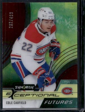 #EF-CC Exceptional Futures Red #/499 - Cole Caufield
