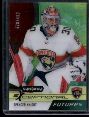 #EF-SK Exceptional Futures Red #/499 - Spencer Knight