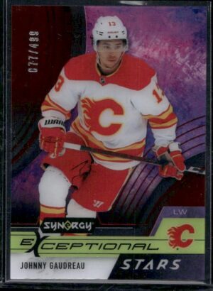 #ES-GA Exceptional Stars Red #/499 - Johnny Gaudreau