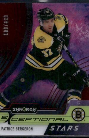 #ES-PB Exceptional Stars Red #/499 - Patrice Bergeron