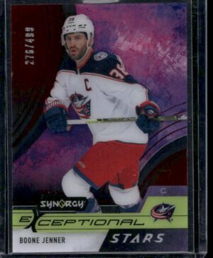 #ES-BJ Exceptional Stars Red #/499 - Boone Jenner