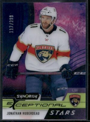 #ES-JH Exceptional Stars Blue #/299 - Jonathan Huberdeau