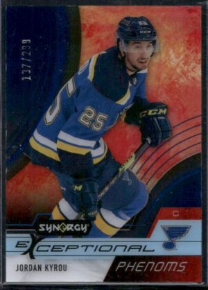 #EP-JK Exceptional Phenoms Blue #/299 - Jordan Kyrou