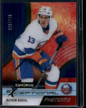 #EP-MB Exceptional Phenoms Blue #/299 - Mathew Barzal