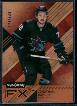 #FXR-DA Synergy FX Rookies Orange #/449 - Jonathan Dahlen