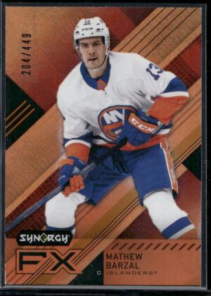 #FX-MB Synergy FX Orange #/449 - Mathew Barzal