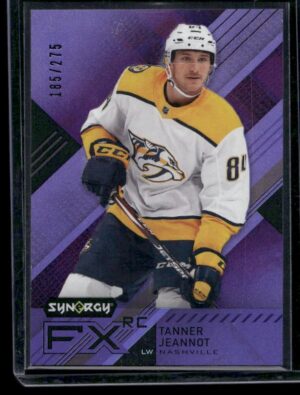#FXR-TJ Synergy FX Rookies Purple #/275 - Tanner Jeannot