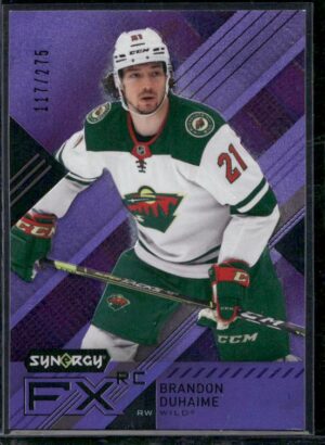 #FXR-BD Synergy FX Rookies Purple #/275 - Brandon Duhaime