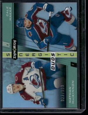 #SD-3 Synergistic Duos Stars #/999 - Nathan MacKinnon / Cale Makar