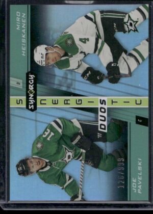 #SD-9 Synergistic Duos Stars #/999 - Joe Pavelski / Miro Heiskanen