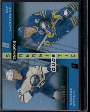 #SD-11 Synergistic Duos Stars and Legends #/899 - Rasmus Dahlin / Pat LaFontaine