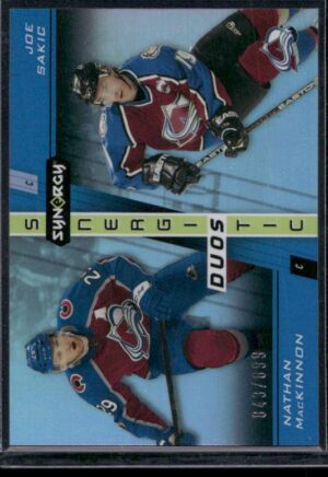 #SD-3 Synergistic Duos Stars and Legends #/899 - Nathan MacKinnon / Joe Sakic