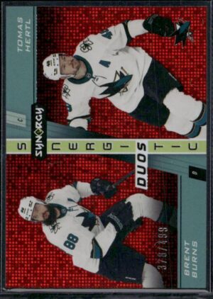#SD-13 Synergistic Duos Stars Red #/499 - Brent Burns / Tomas Hertl