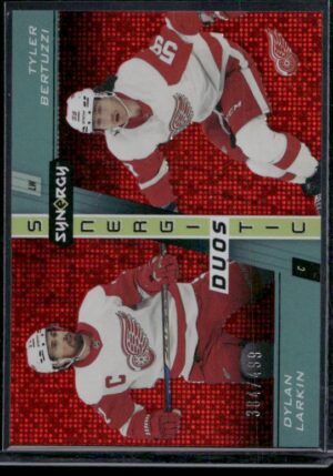 #SD-6 Synergistic Duos Stars Red #/499 - Dylan Larkin / Tyler Bertuzzi