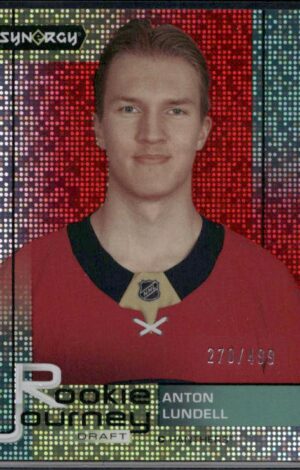 #RJ-15 Rookie Journey Draft Red #/499 - Anton Lundell