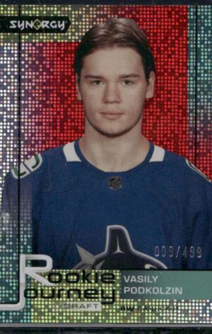 #RJ-12 Rookie Journey Draft Red #/499 - Vasily Podkolzin