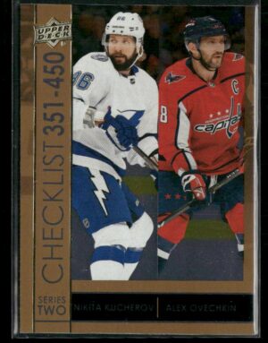 #450 Base Silver Foil - Nikita Kucherov / Alex Ovechkin
