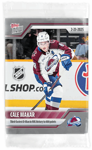 #117 Third Fastest D-Man in NHL History to 400 Points Sticker - Cale Makar