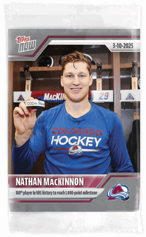 #131 100th Player in NHL History to Reach 1000-Point Milestone Sticker - Nathan MacKinnon