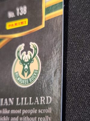 #138 Wave Blue Prizm #/75 - Damian Lillard - Image 4