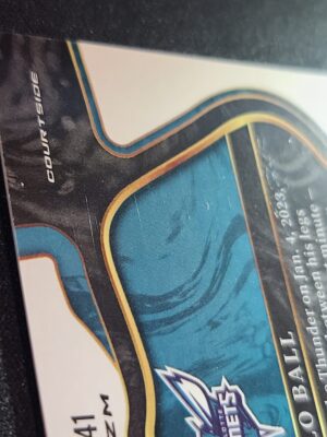 #241 Green Wave Prizm #/50 - LaMelo Ball - Image 4
