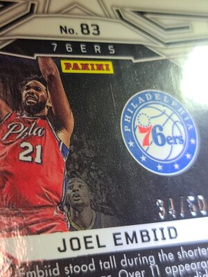 #83 Obsidian Electric Etch Orange #/50 - Joel Embiid - Image 3