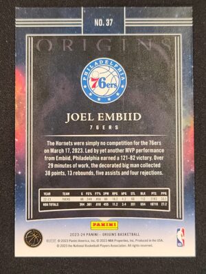 #37 Origins Gold #/10 - Joel Embiid - Image 2