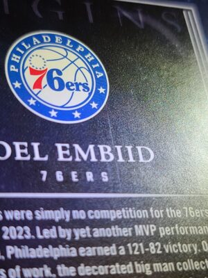 #37 Origins Gold #/10 - Joel Embiid - Image 3