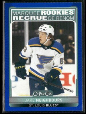 #614 2021-22 O-Pee-Chee Update Blue Border - Jake Neighbours