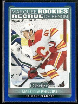 #633 2021-22 O-Pee-Chee Update Blue Border - Matthew Phillips