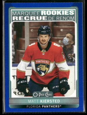 #636 2021-22 O-Pee-Chee Update Blue Border - Matt Kiersted