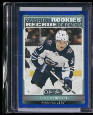 #613 2021-22 O-Pee-Chee Update Blue Border - Cole Perfetti