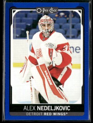 #603 2021-22 O-Pee-Chee Update Blue Border - Alex Nedeljkovic