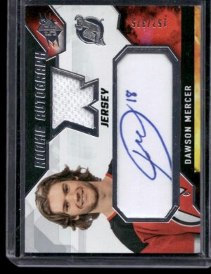 #DM Rookie Auto Jersey #/375 - Dawson Mercer