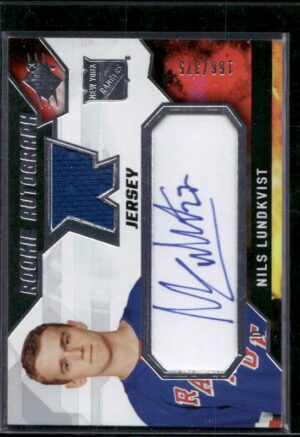 #NL Rookie Auto Jersey #/375 - Nils Lundkvist