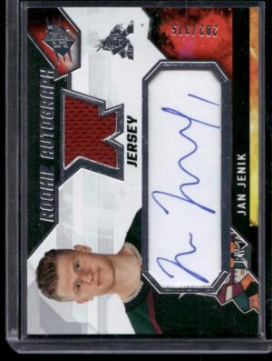 #JJ Rookie Auto Jersey #/375 - Jan Jenik