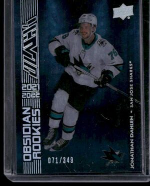#OR-41 UD Black Obsidian Rookies #/349 - Jonathan Dahlen