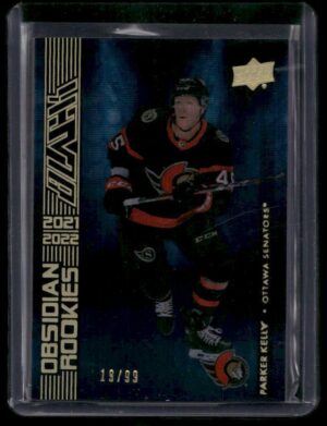 #OR-32 UD Black Obsidian Rookies Gold #/99 - Parker Kelly
