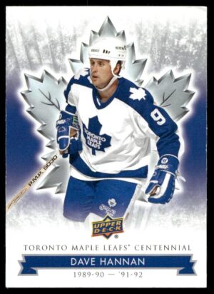 #35 Toronto Maple Leafs Centennial - Dave Hannan