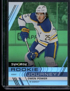 #RJ-10 Rookie Journey Away Green #/249 - Owen Power