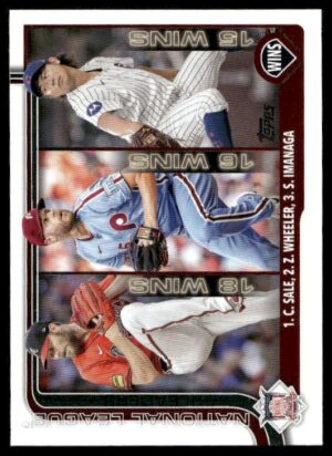 #234 Base National League Leaders Wins - Chris Sale / Zack Wheeler / Shota Imanaga